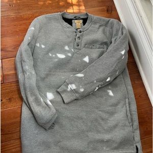 Sherpa lined sweatshirt
